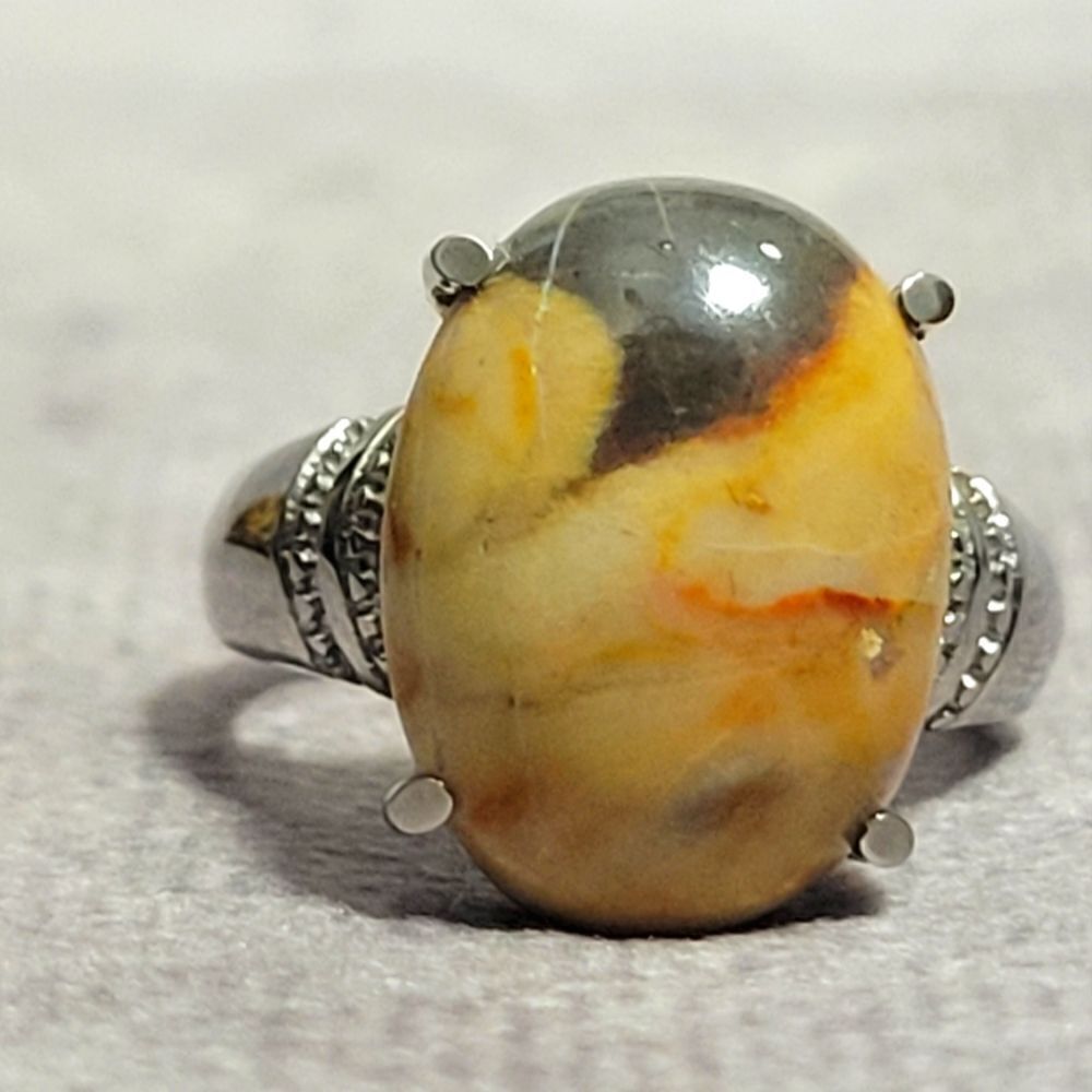 Venus Jasper Ring Size 5